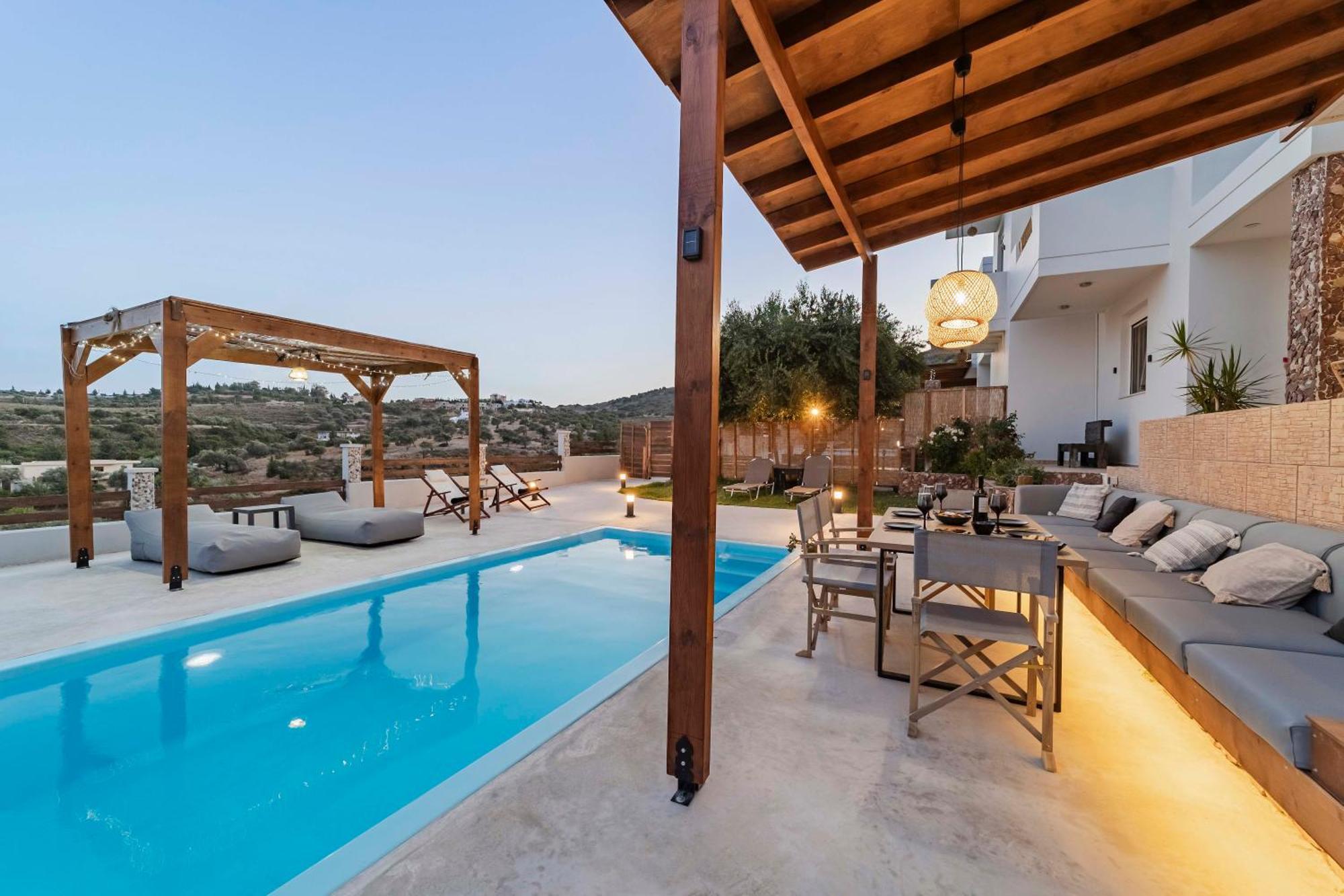 Villa Tranquility Psinthos Buitenkant foto
